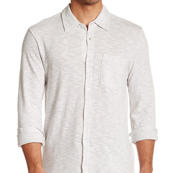 MODODOC New Long Sleeve Knit Cotton Shirt Men's XXL NWT 🎉HP🎉 - Picture 2 of 9